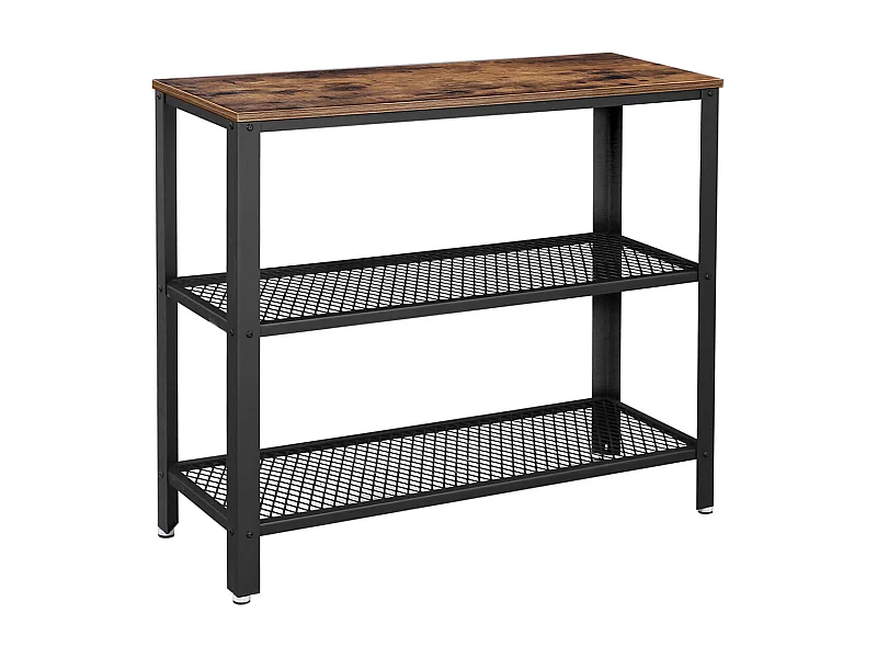 Consoletafel 101,5x35x80 cm zwart