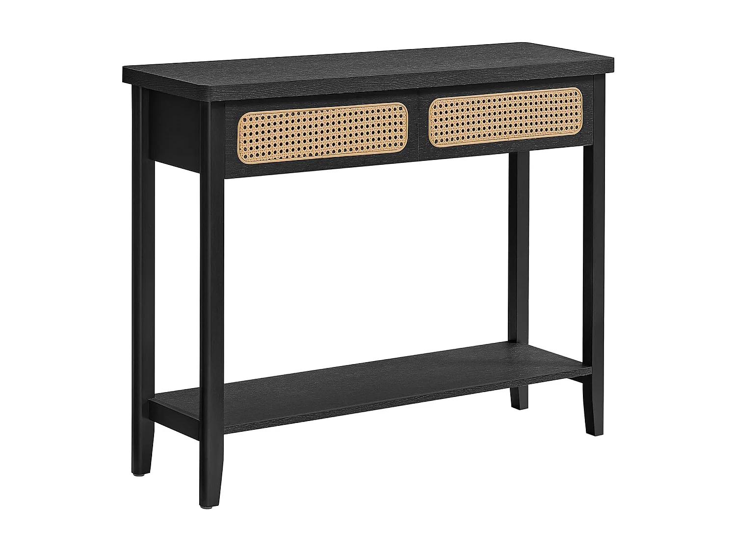 Tavolo Consolle 100x30x80 cm Nero