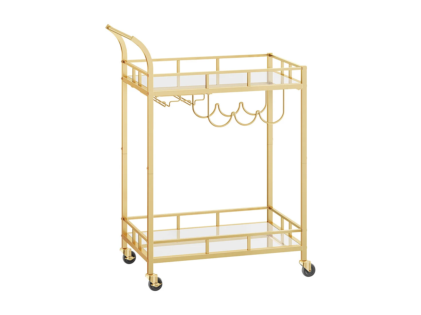 Carrello Bar Oro 65.8x38x90.2 cm