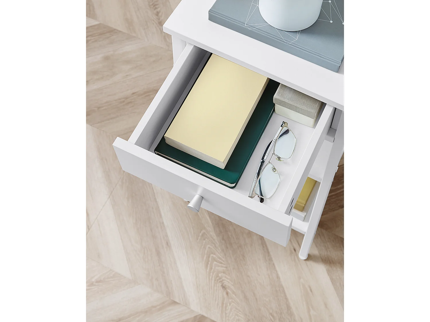 Beistelltisch 35x35x70 cm weiß