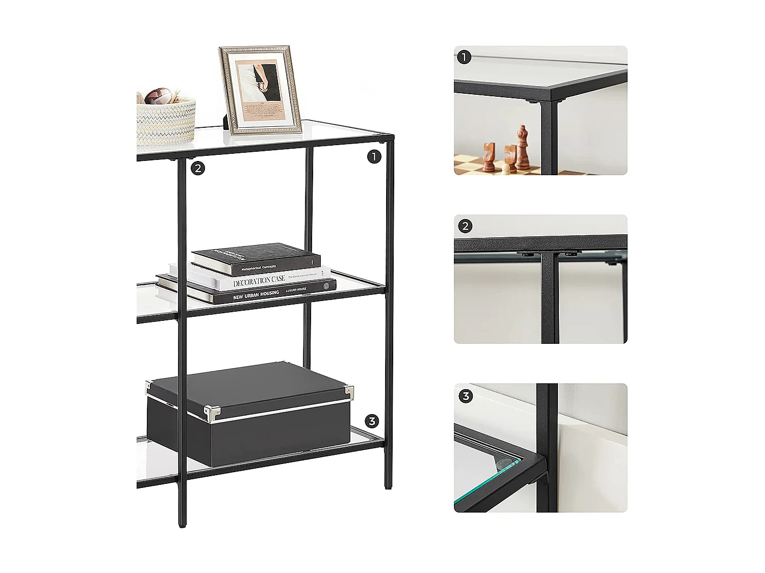 Consolle 30x100x73 cm nero