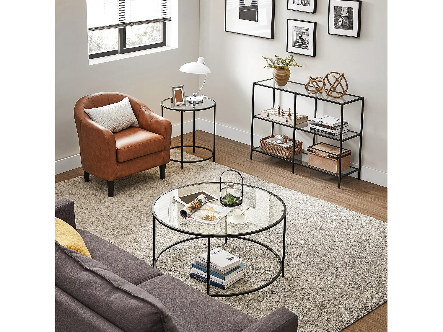 Consoletafel 30x100x73 cm zwart