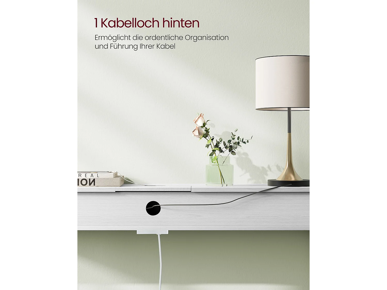 Konsolentisch 25x120x81 cm weiß