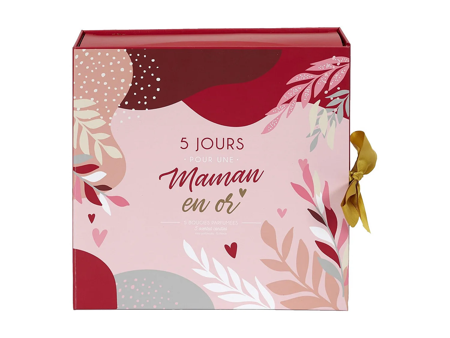 Coffret Cadeau Calendrier 5 Bougies Parfumées Spécial Maman - 5DAYS