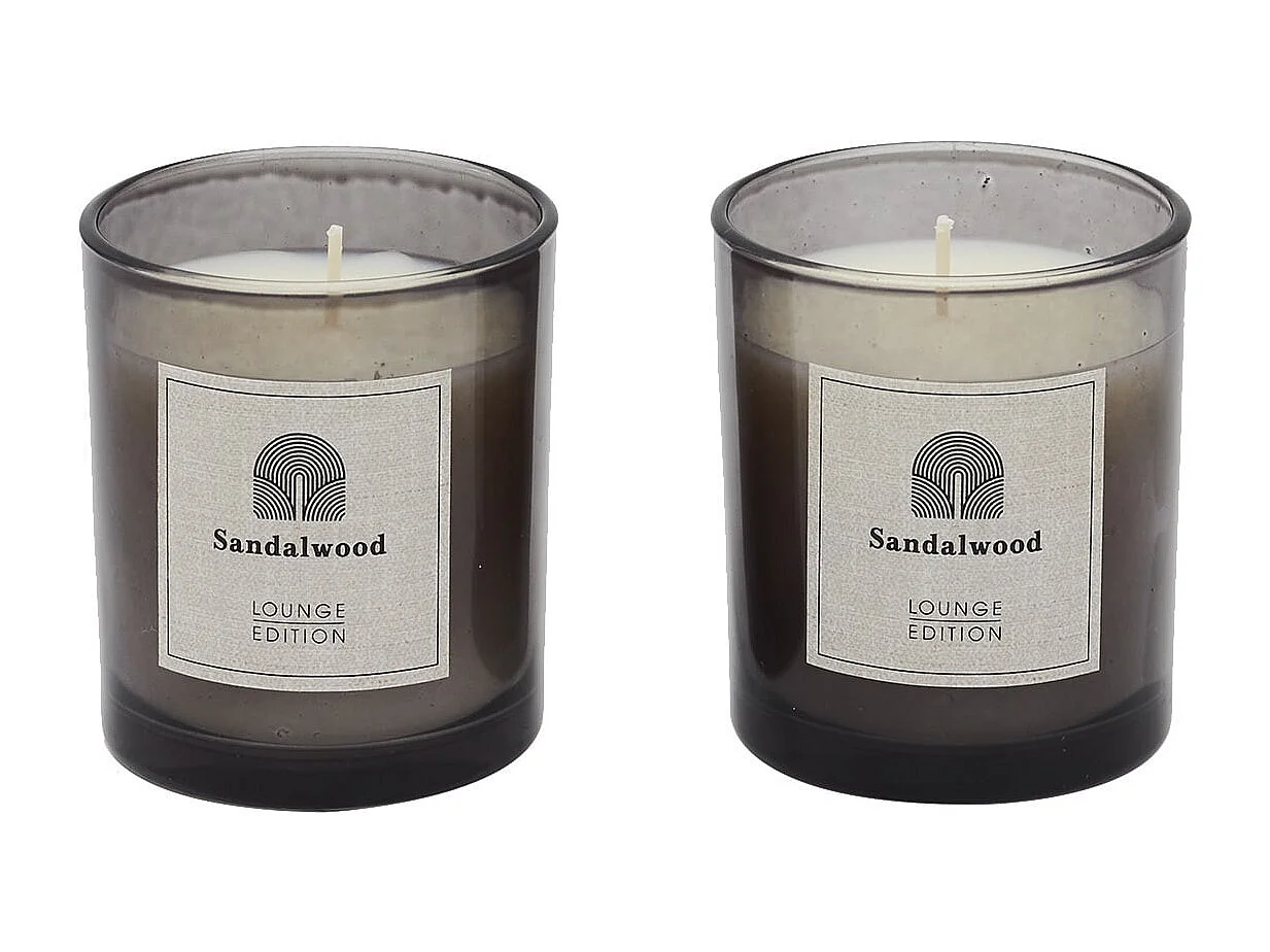 Coffret 2 Bougies Parfumées Senteur Bois de Santal - SWOP