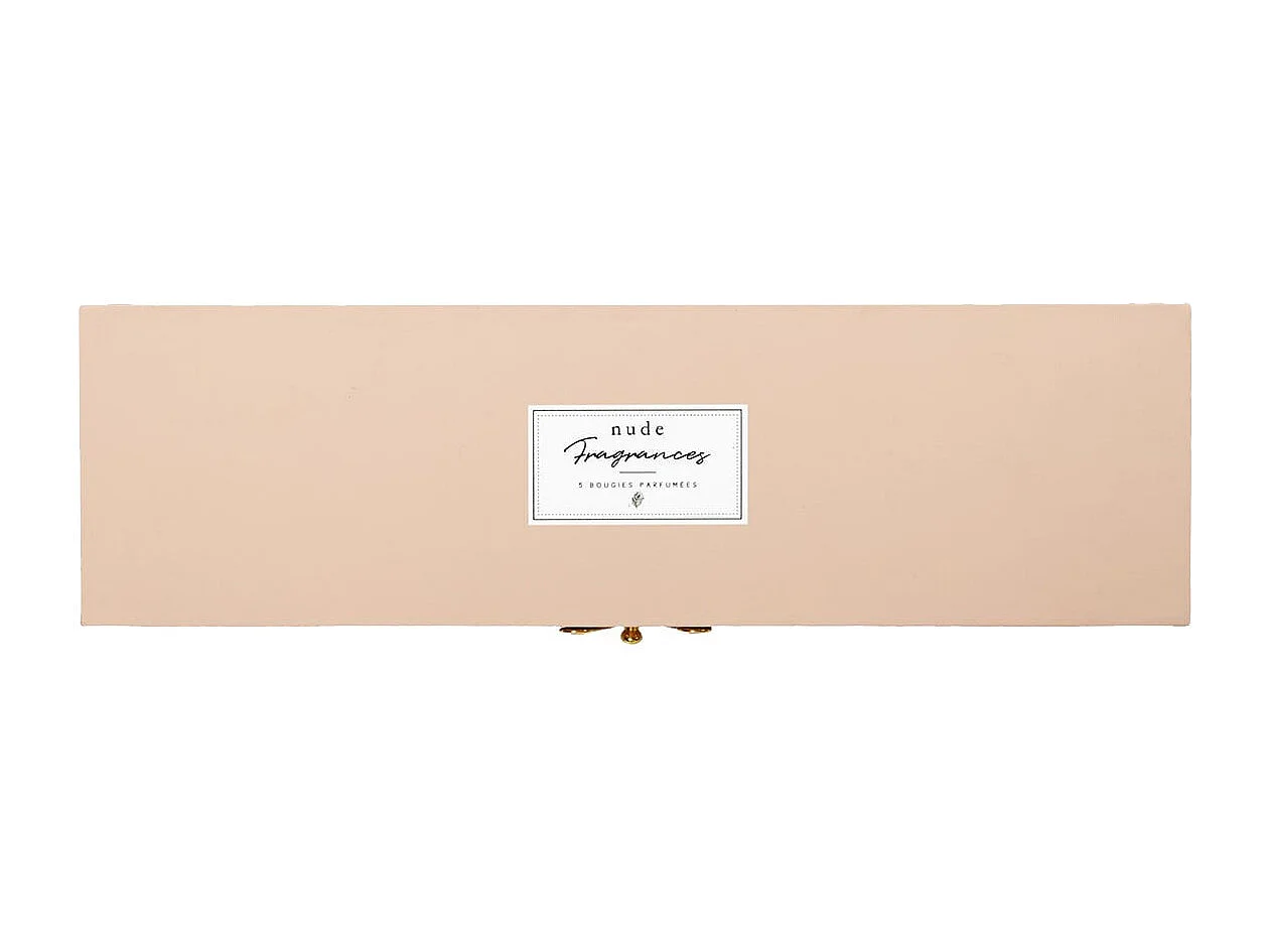 Coffret 5 Bougies Parfumées Senteurs Florales - MONIA