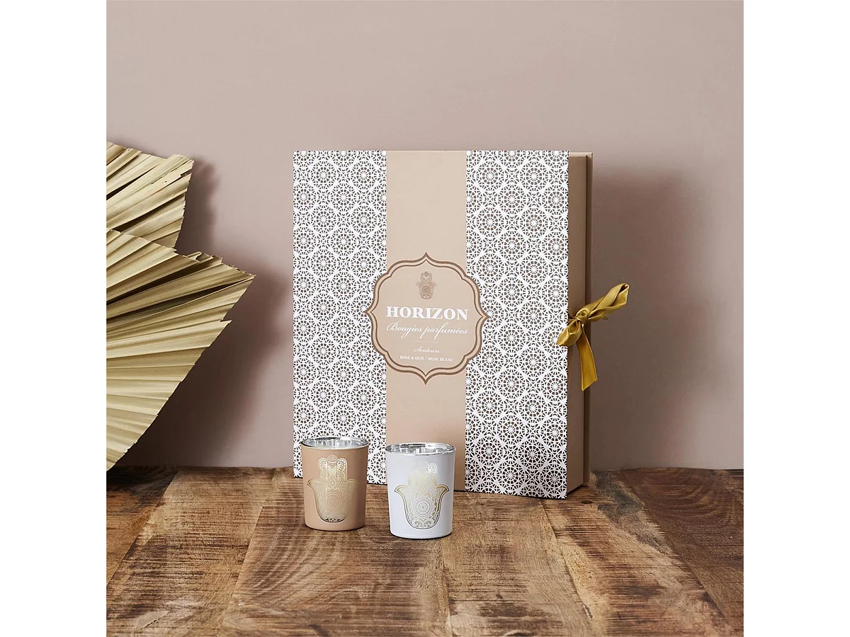 Coffret de 7 Bougies Parfumées Senteurs d'Orient - TANGER