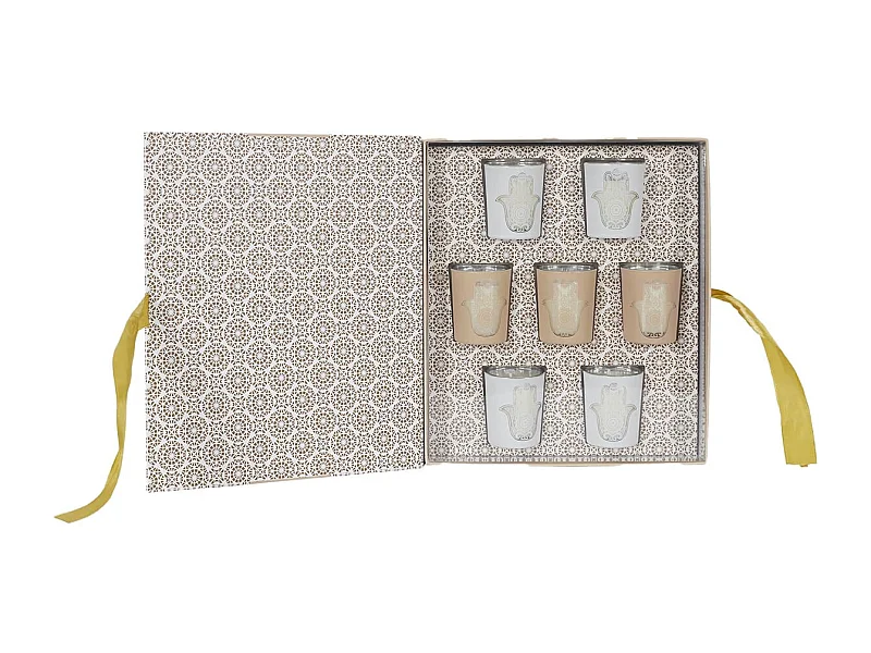 Coffret de 7 Bougies Parfumées Senteurs d'Orient - TANGER