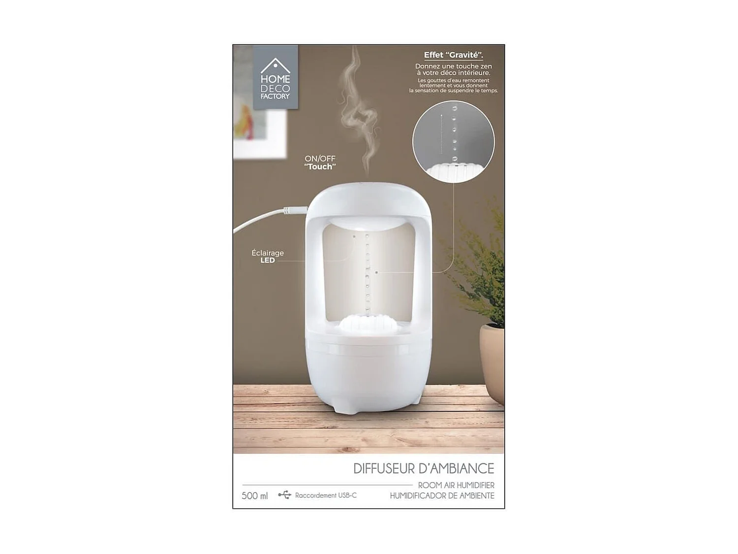Diffuseur d'huile essentiel, Ambiance Relaxante et Esthétique Moderne pour Votre Intérieur - FRIKON