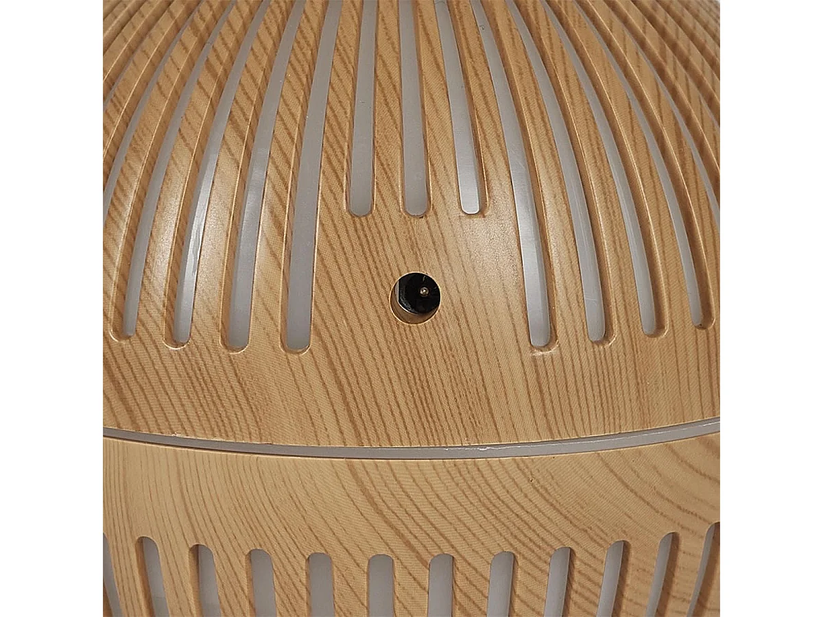 Diffuseur d'Huile Essentielle Bois Rond, Design Compact et Pratique - ERONIX