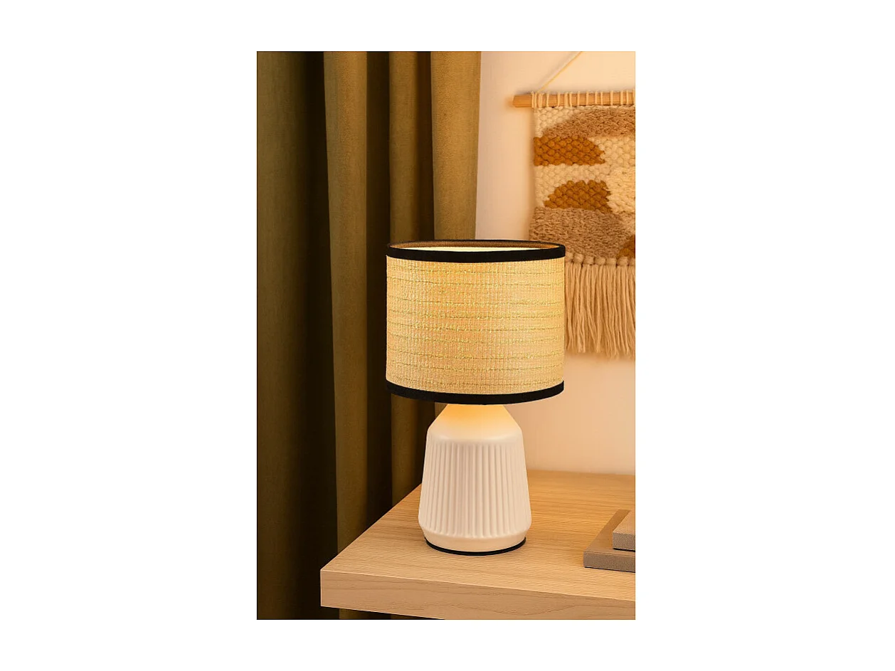 Lampe vintage en céramique 26 cm Formentera