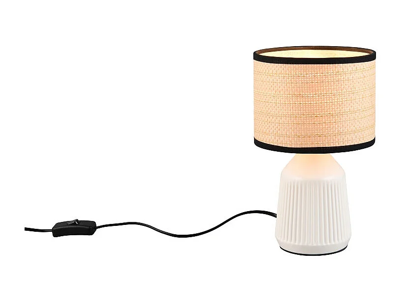 Lampe vintage en céramique 26 cm Formentera