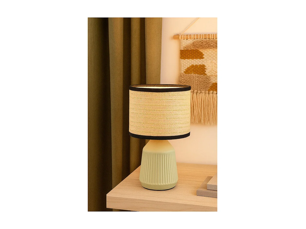 Lampe vintage en céramique 26 cm Formentera