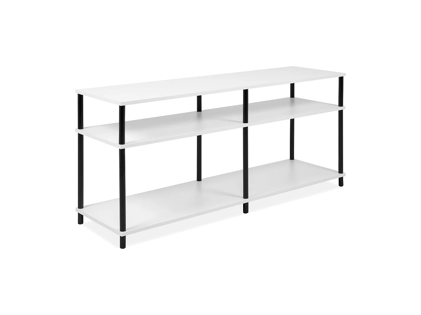 Meuble TV 4 niches ouvertes L140 cm - NÉO