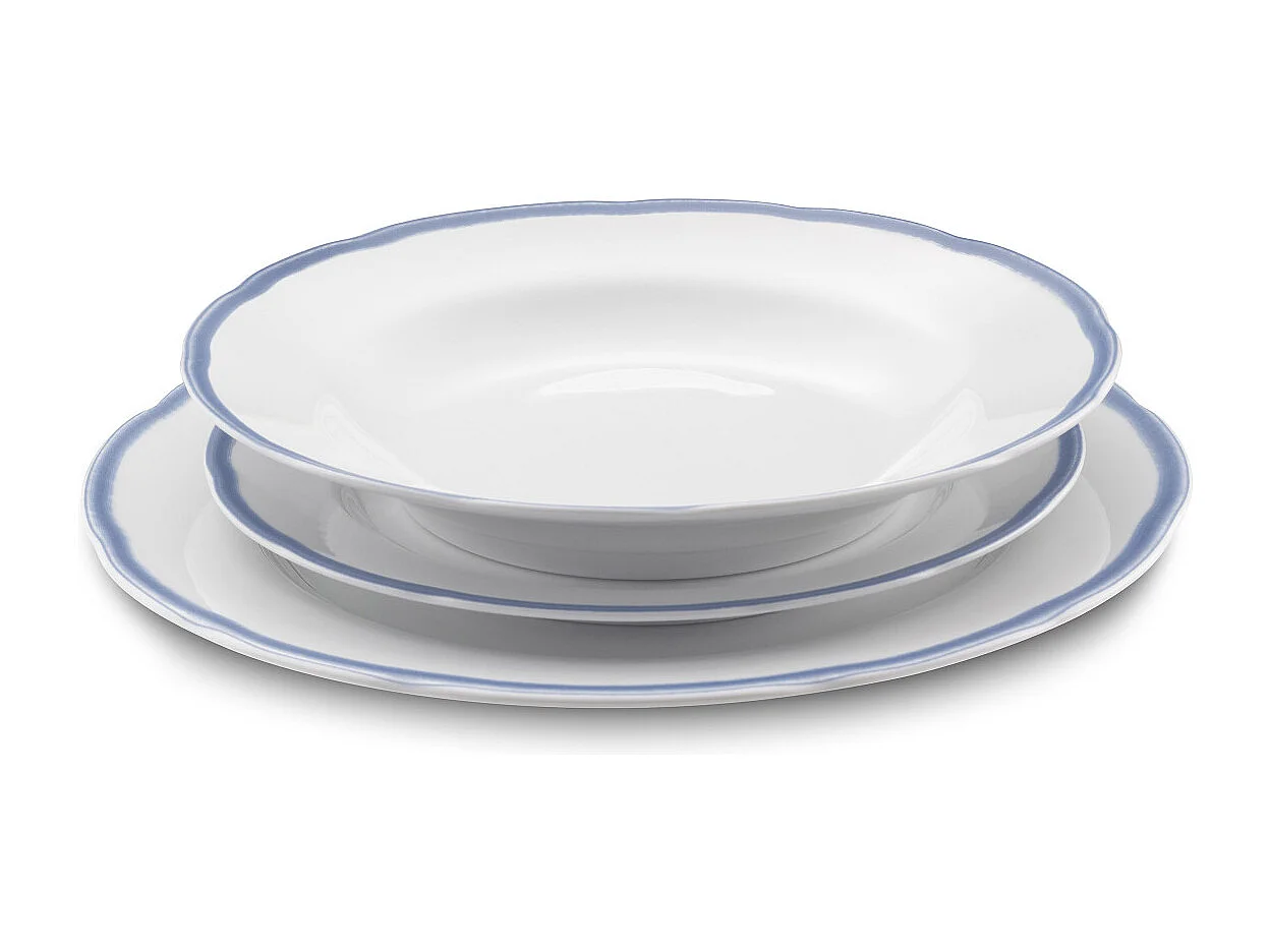 Scala Bleu - Service 18 pièces