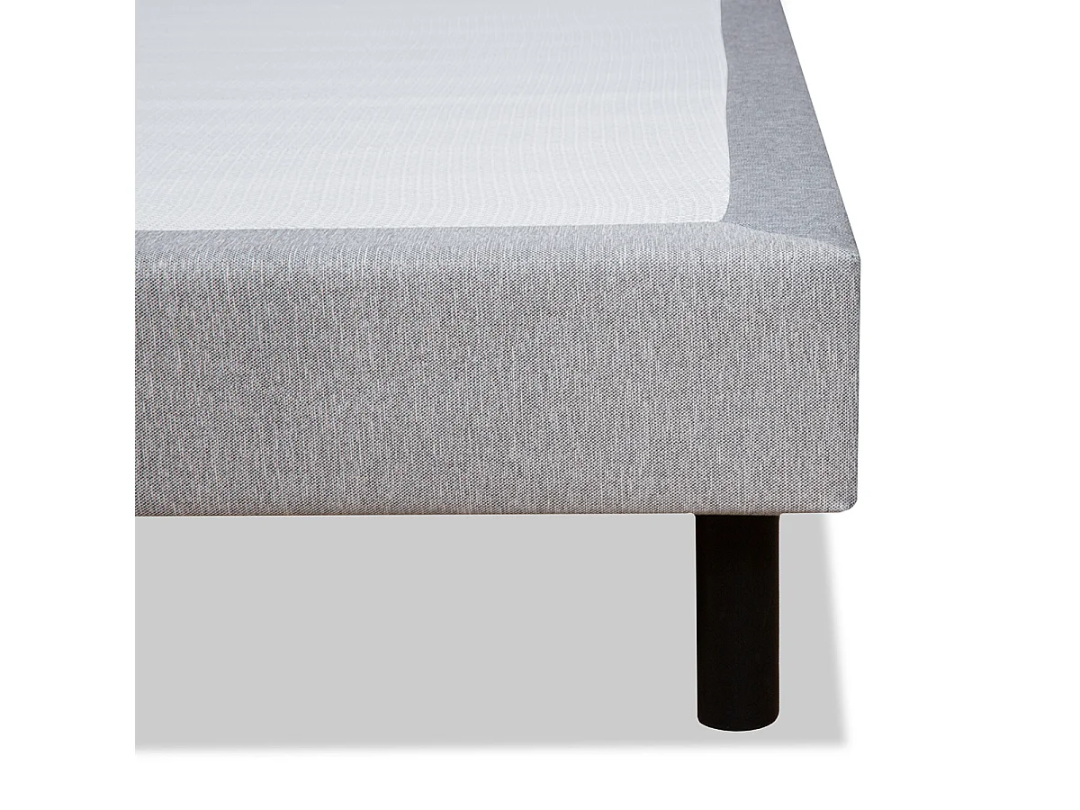 Sommier Tapissier en Kit gris Clémence 90x190 cm