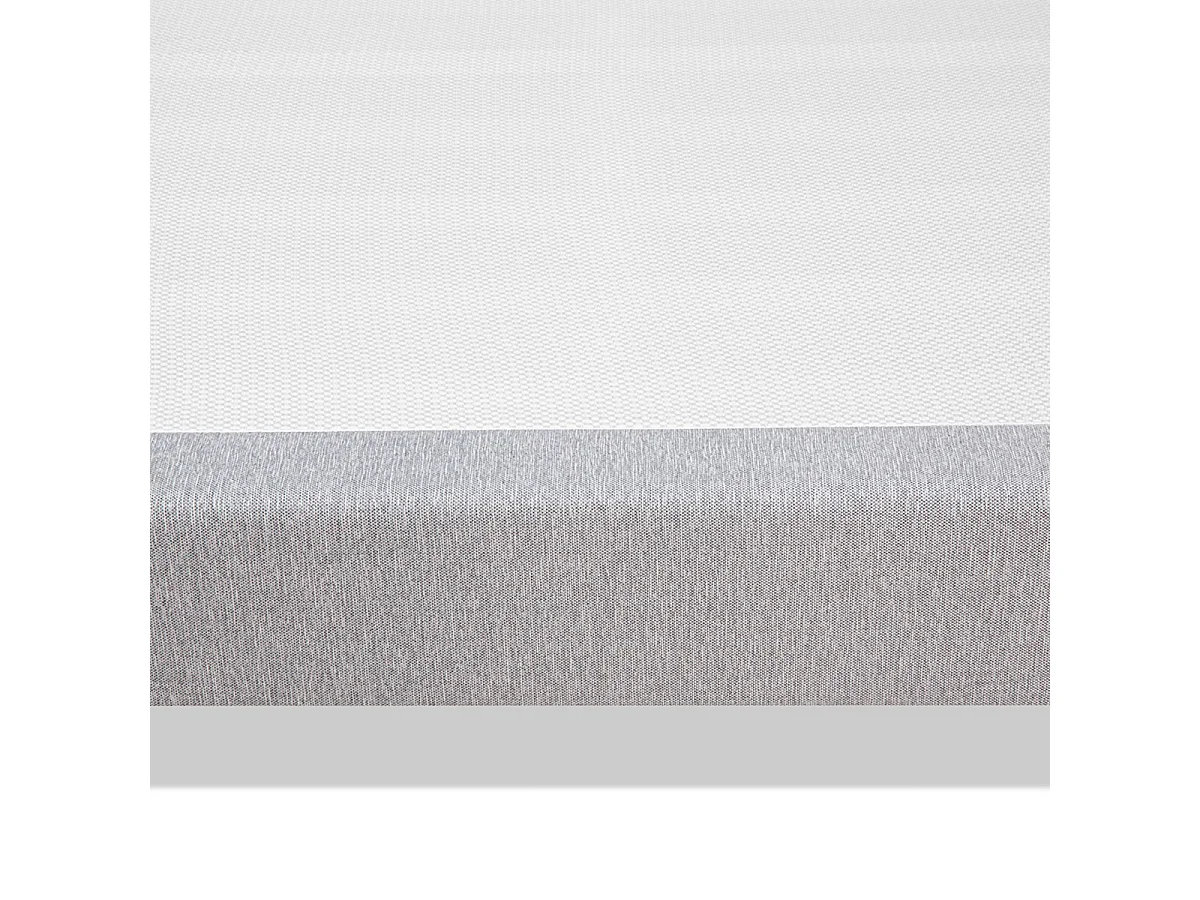 Sommier Tapissier en kit gris 90x190 cm
