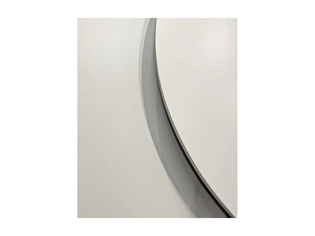 Tables basses gigognes rondes céramique blanc pied métal – OXY