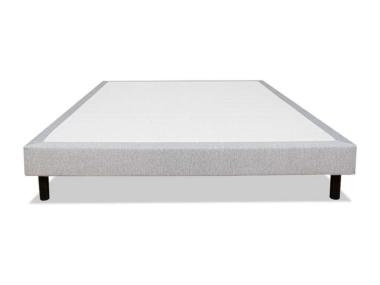Sommier Tapissier en Kit gris Clémence 180x200 cm