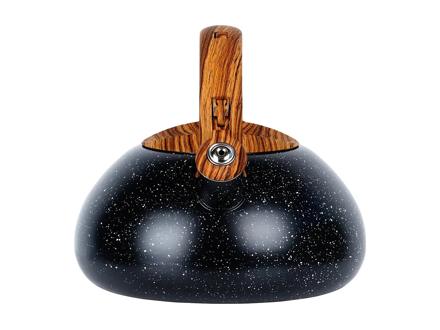 Bouilloire sifflante en acier noir  3 litres