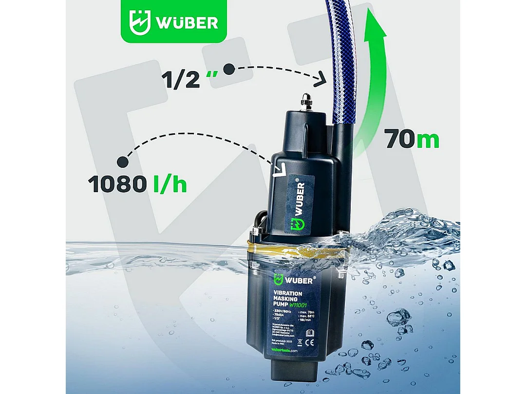 Pompe à eau submersible 3/4"  280 W