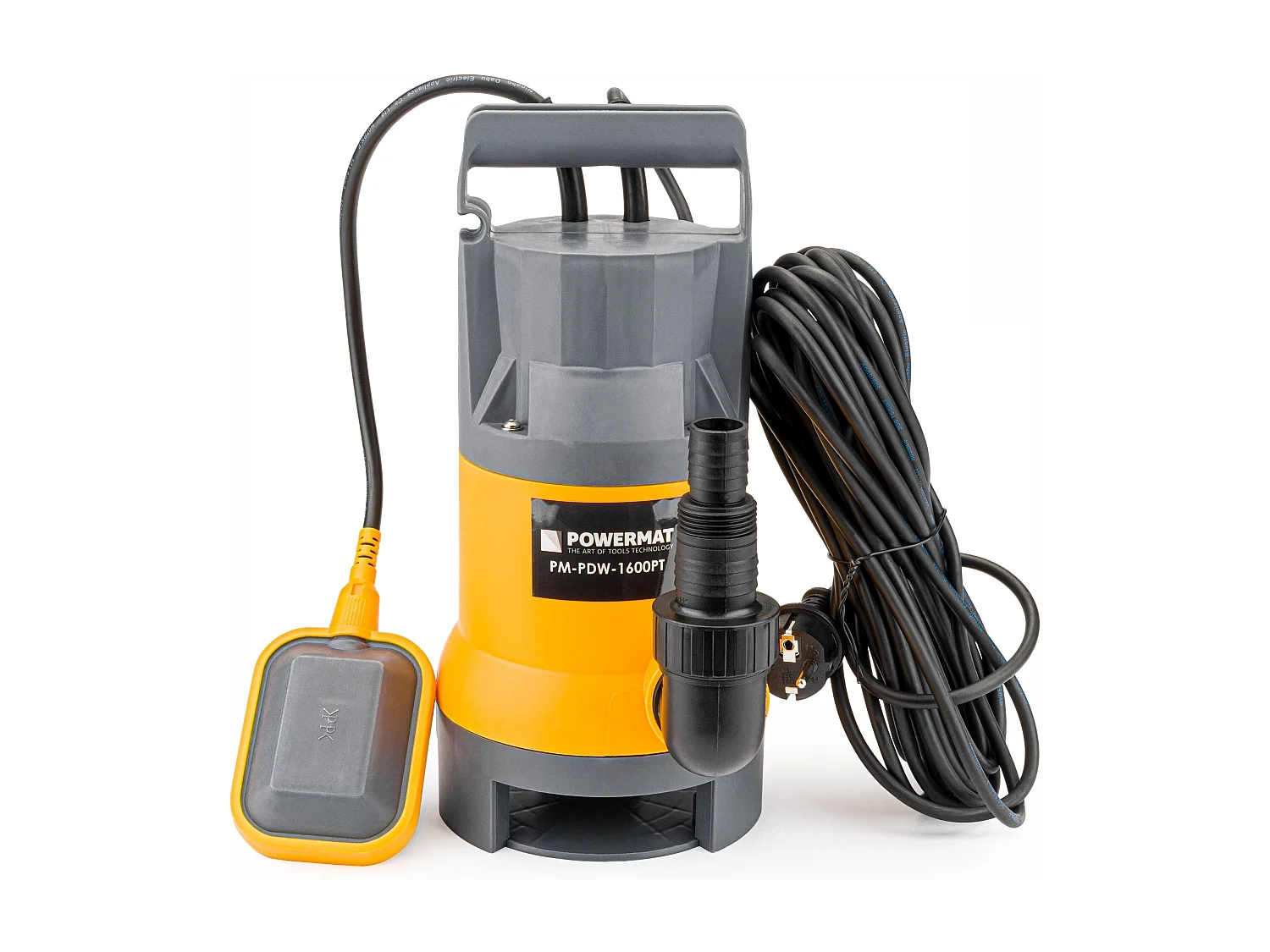 Pompe  vide cave submersible avec flotteur pour eaux sales propres, fosses septiques, 1600W