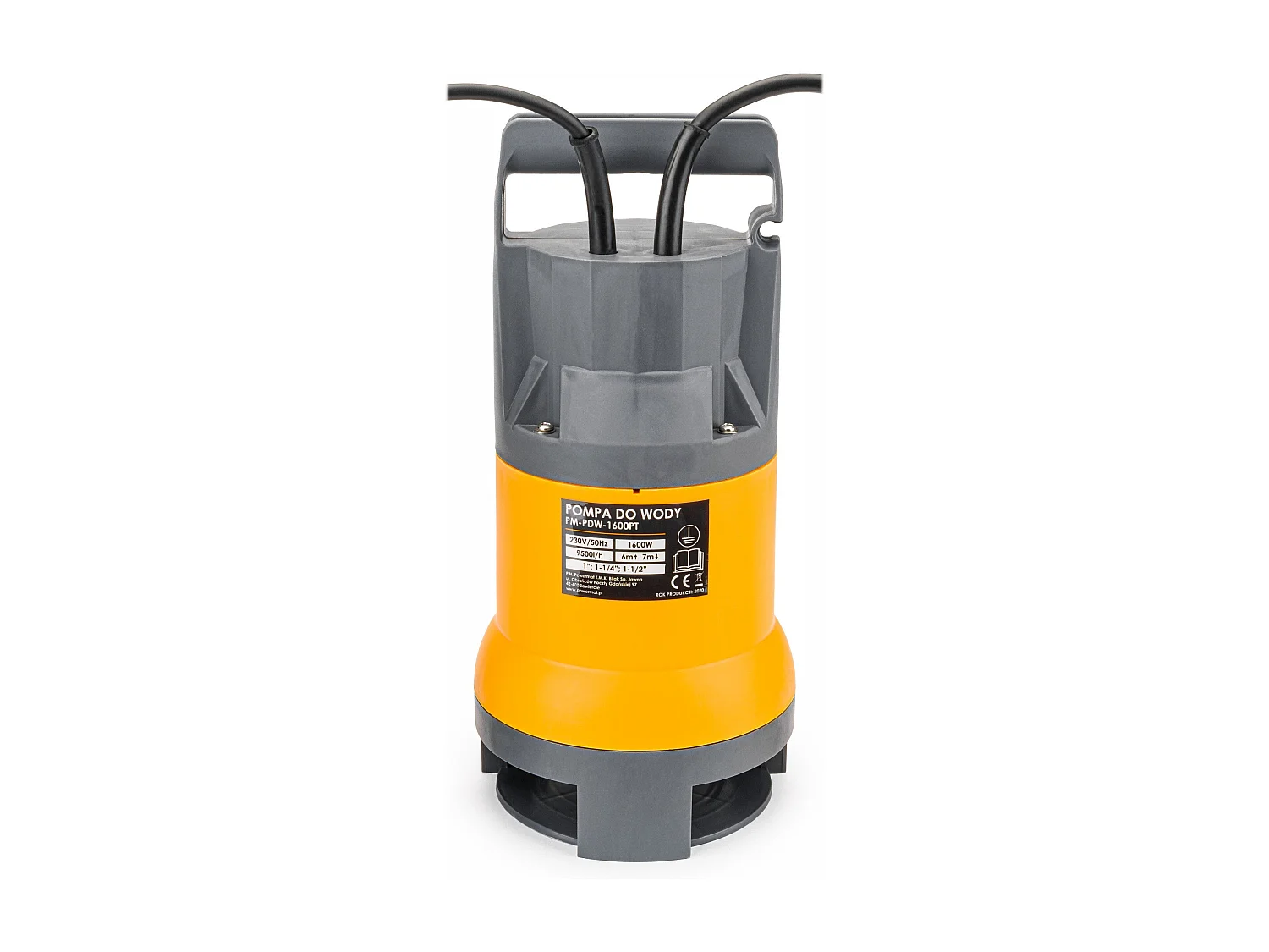 Pompe  vide cave submersible avec flotteur pour eaux sales propres, fosses septiques, 1600W