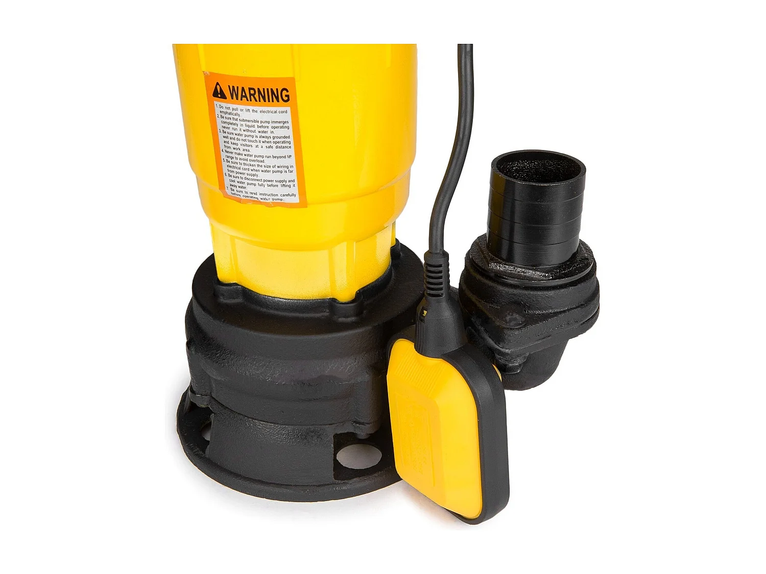 Pompe vide cave fosse septique avec broyeur  +Floteur