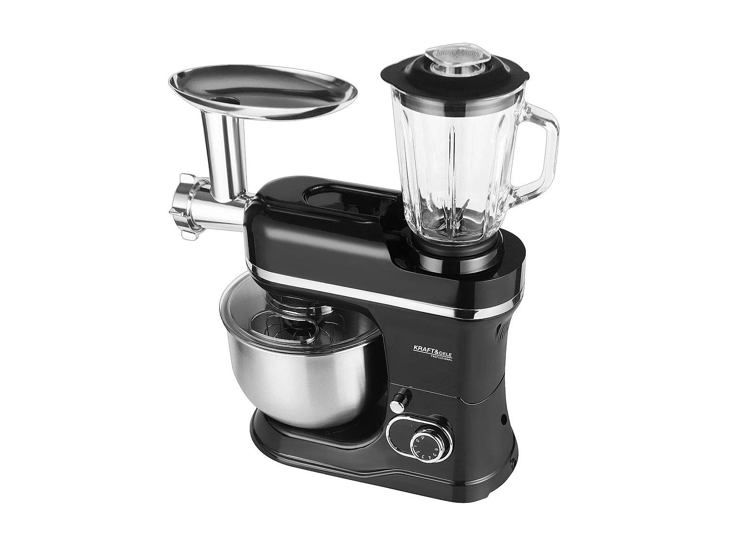 Robot de cuisine 3000 W Puissance 5 L Avec Accessoires Multifonctions