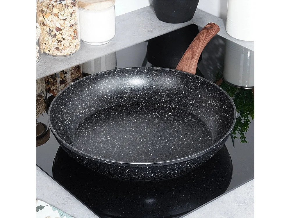 Poêle à frire anti adhésive granite 32 cm