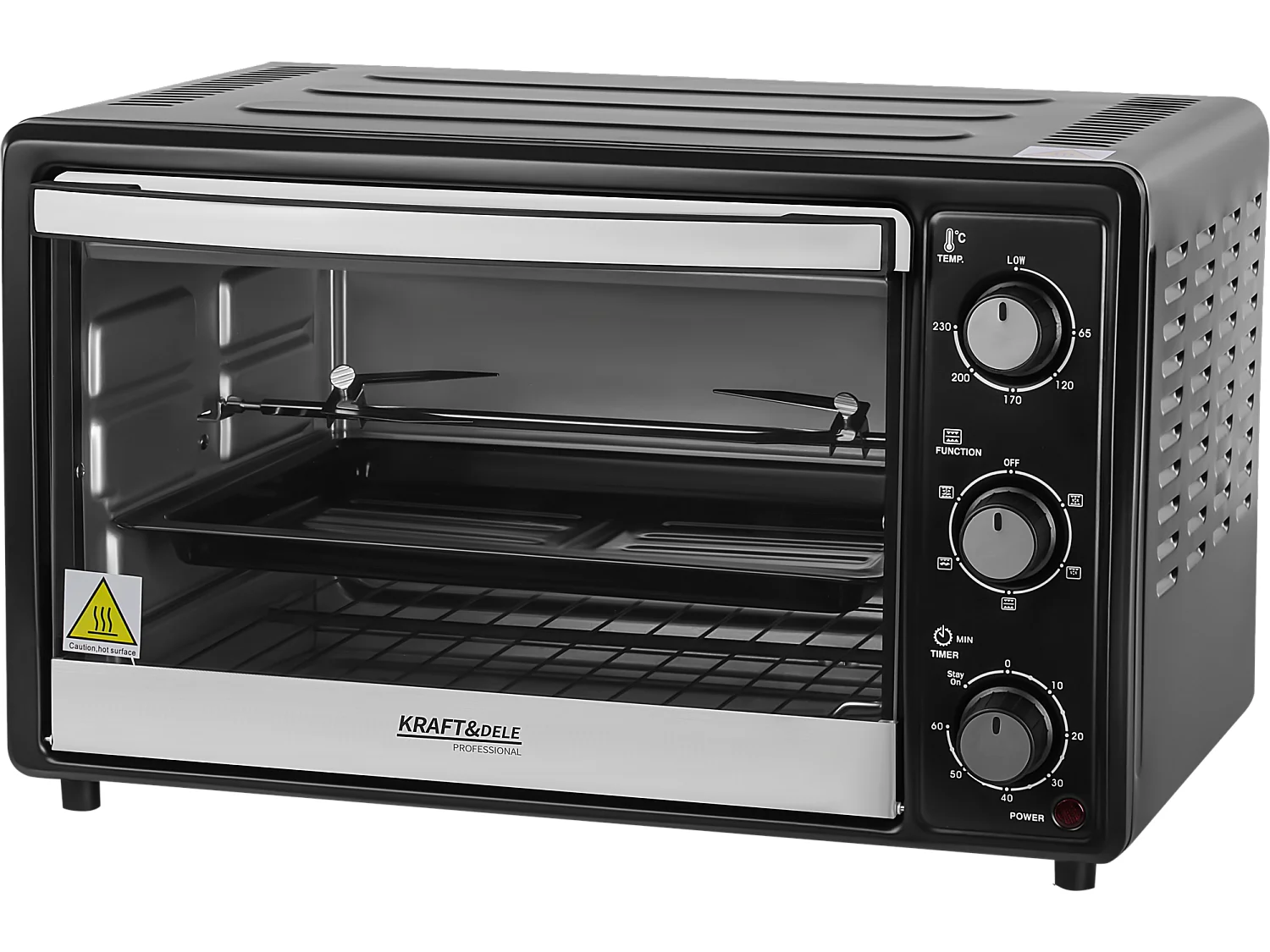 Four Électrique 30L 1650w Fonction Rôtissage + Accessoire