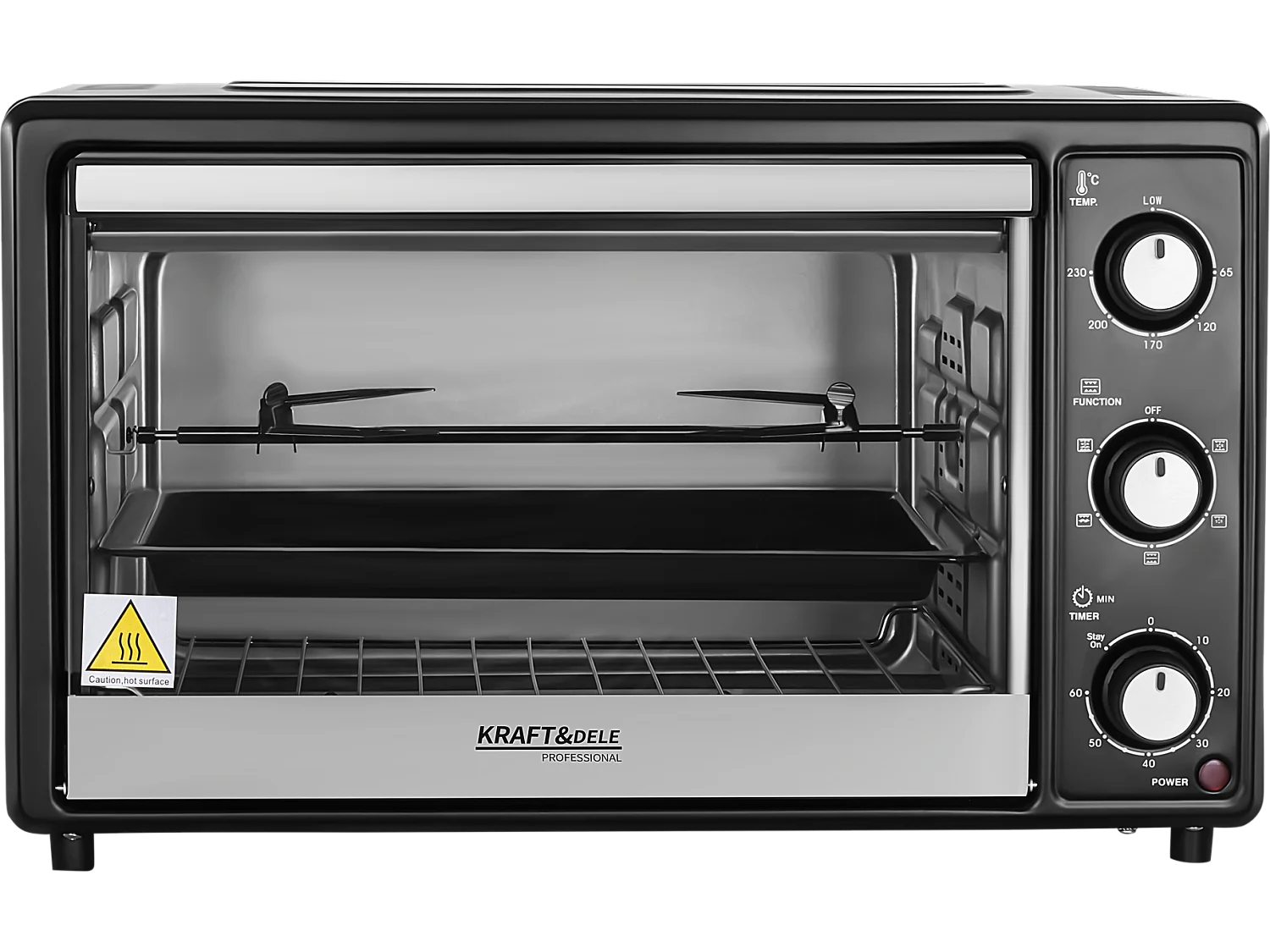 Four Électrique 30L 1650w Fonction Rôtissage + Accessoire