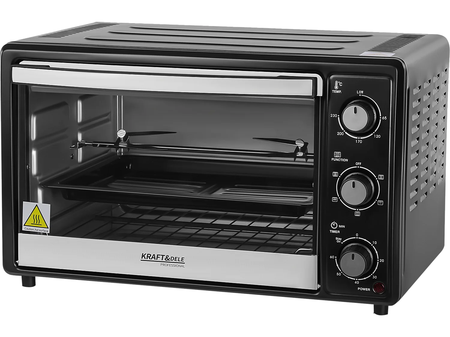 Four Électrique 30L 1650w Fonction Rôtissage + Accessoire