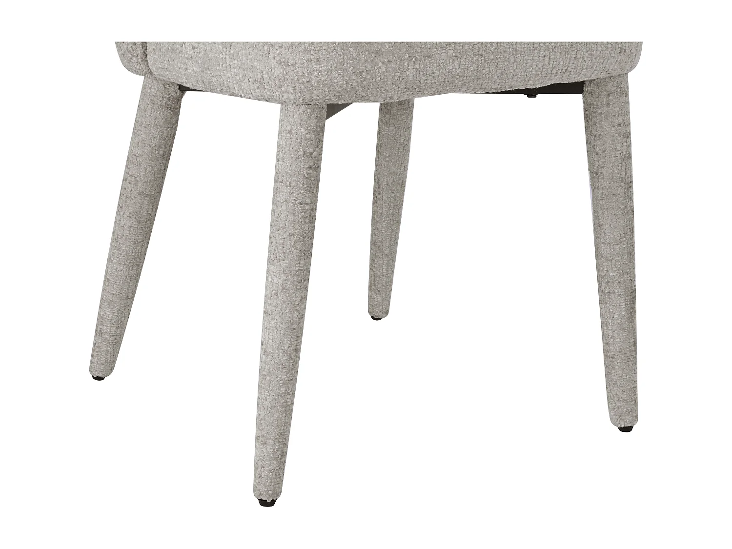 Lot de 6 chaises en tissu texturé - Beige - MUKLEA