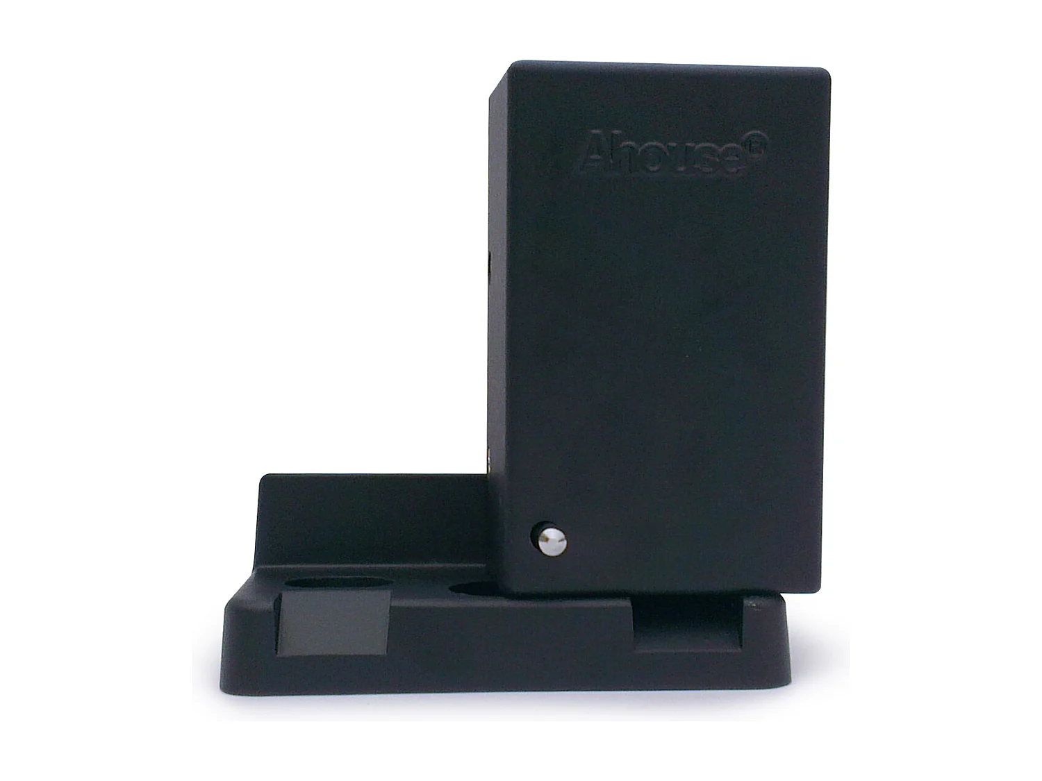 Portail électrique battant en aluminium semi ajouré L309 x H181 cm anthracite - TOROMA