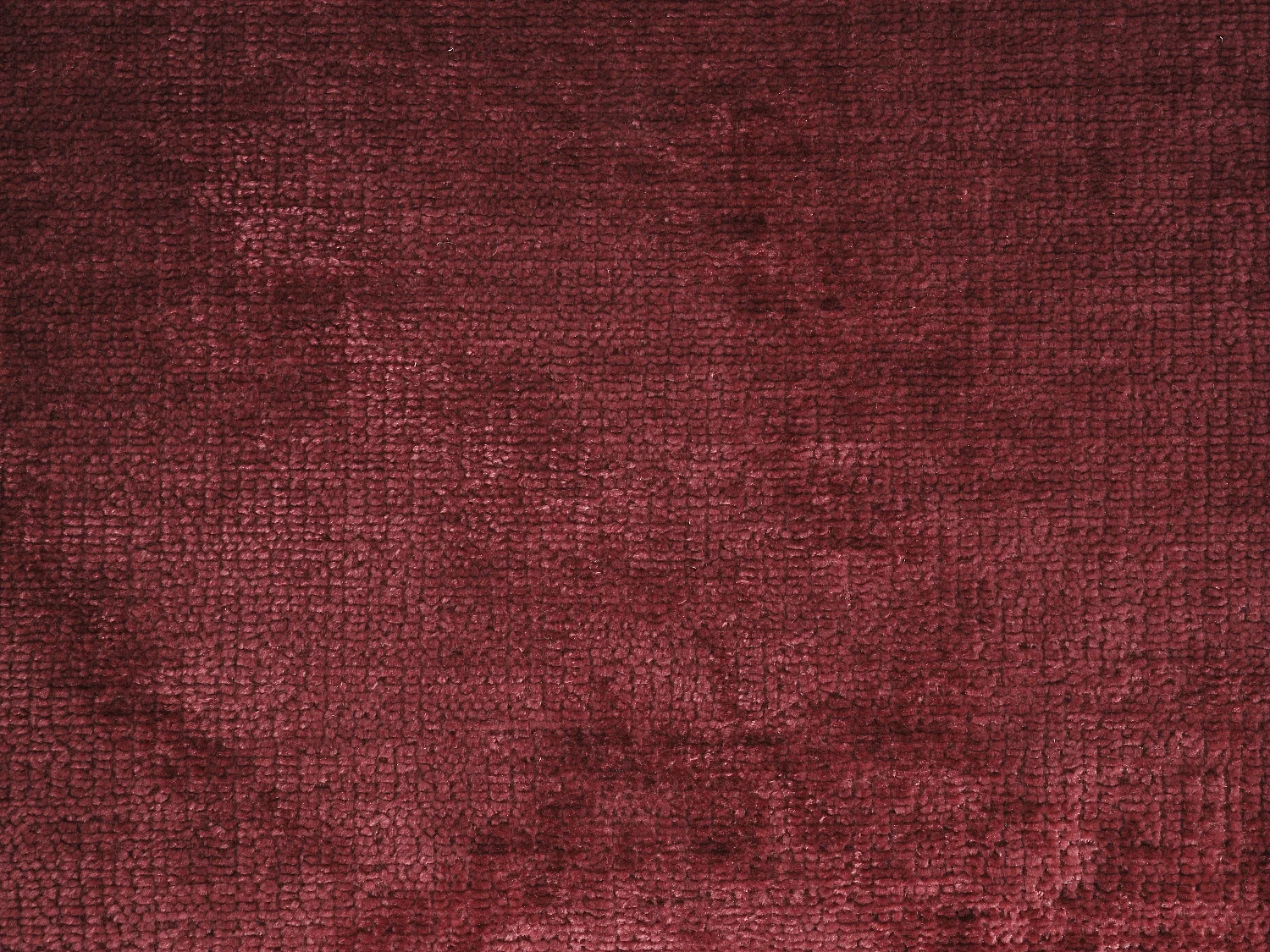 Lot de 6 chaises avec accoudoirs en tissu texturé et métal noir - Bordeaux - AVRELA