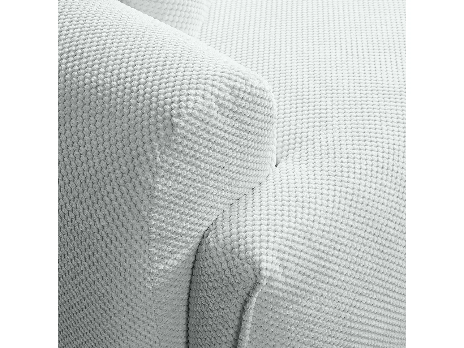 Canapé d'Angle droit avec fonction de couchage Noboo coffre en gris clair direct fabricant, livraison et installation offertes