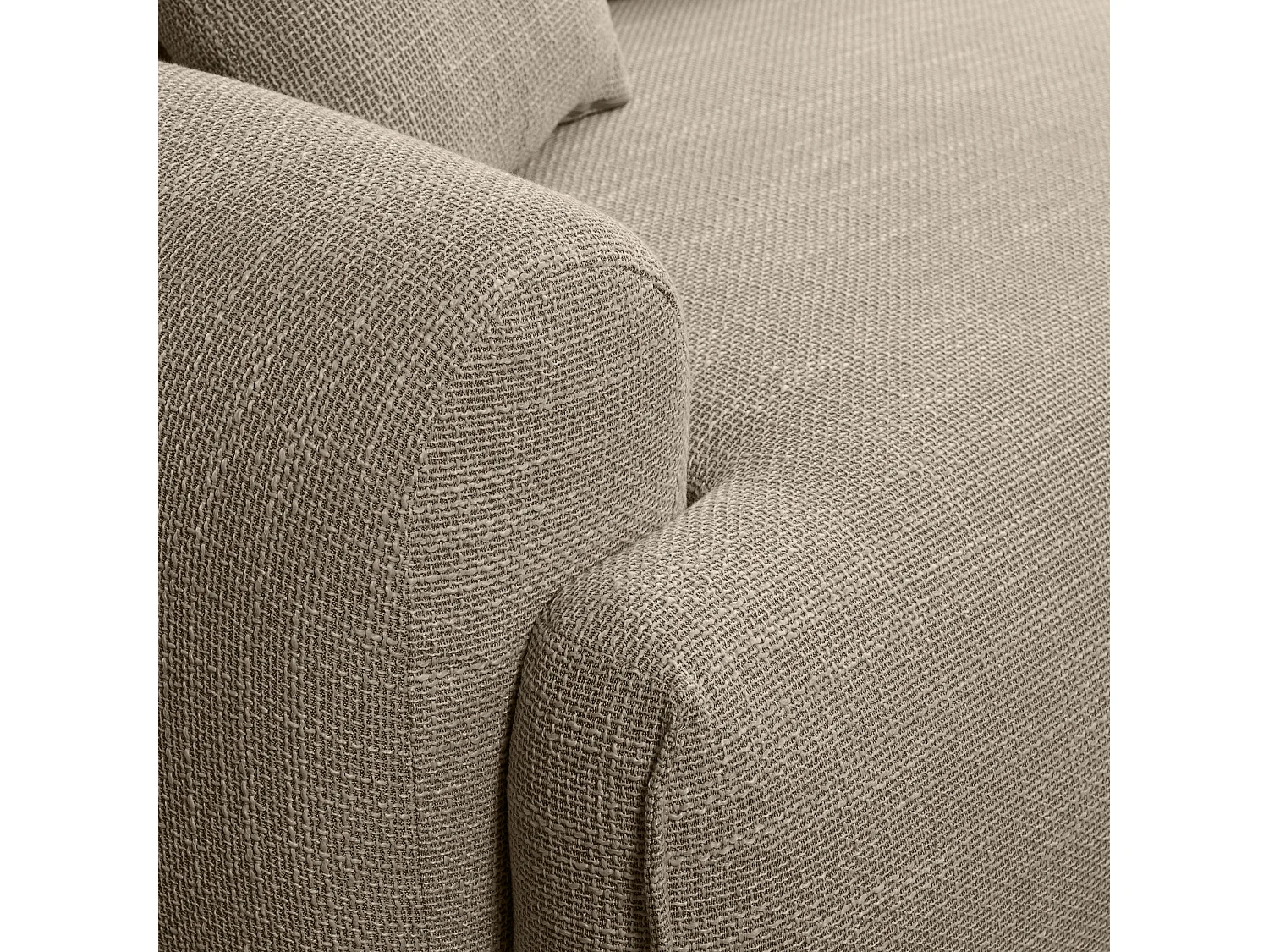 Canapé d'Angle droit avec fonction de couchage Noboo coffre en brun direct fabricant, livraison et installation offertes