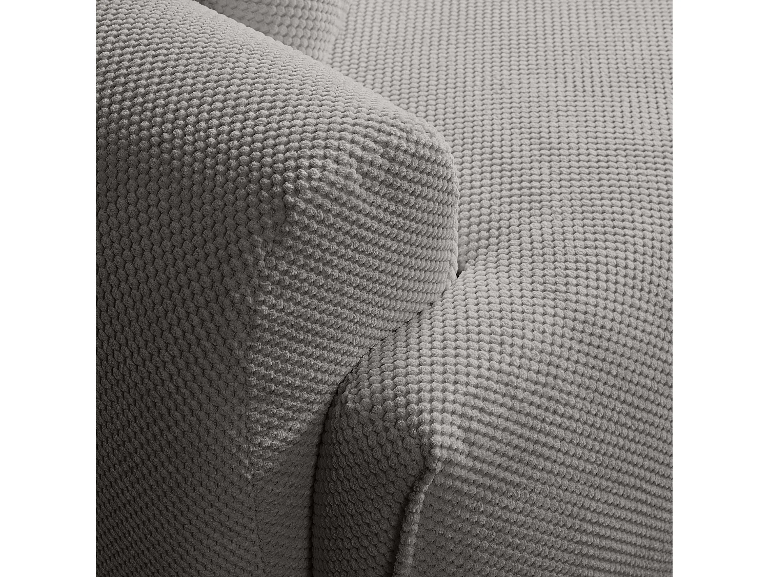 Canapé d'Angle droit avec fonction de couchage Noboo coffre en beige du fabricant -VINOTTI