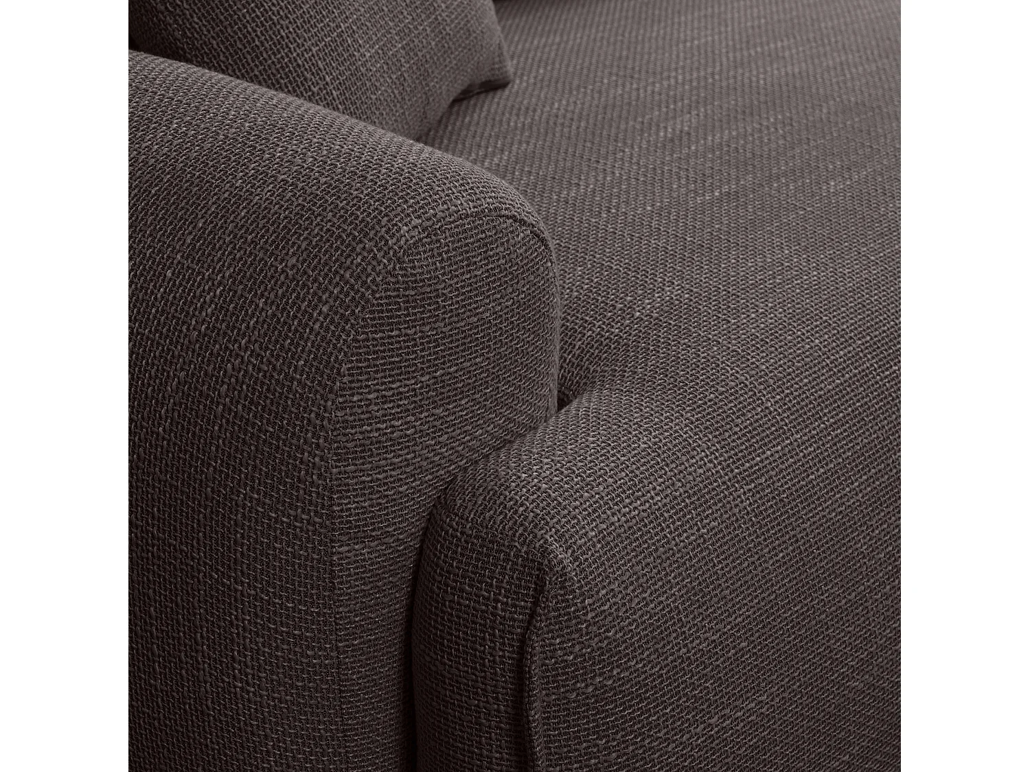 Canapé d'Angle droit avec fonction de couchage Noboo coffre en brun chocolat direct fabricant, livraison et installation offertes