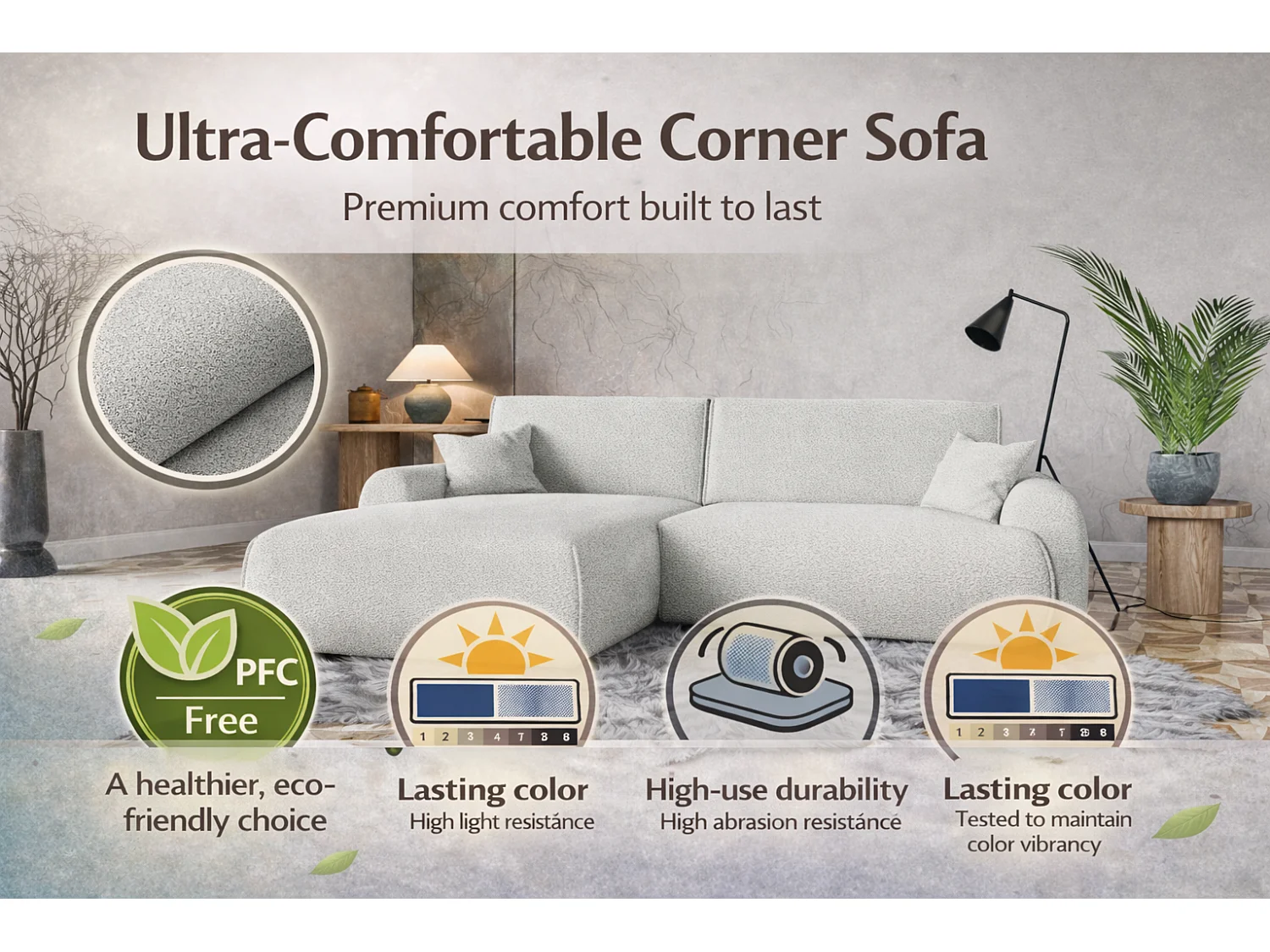 Divano letto angolare sinistro con vano contenitore Noboo in verde del produttore - VINOTTI