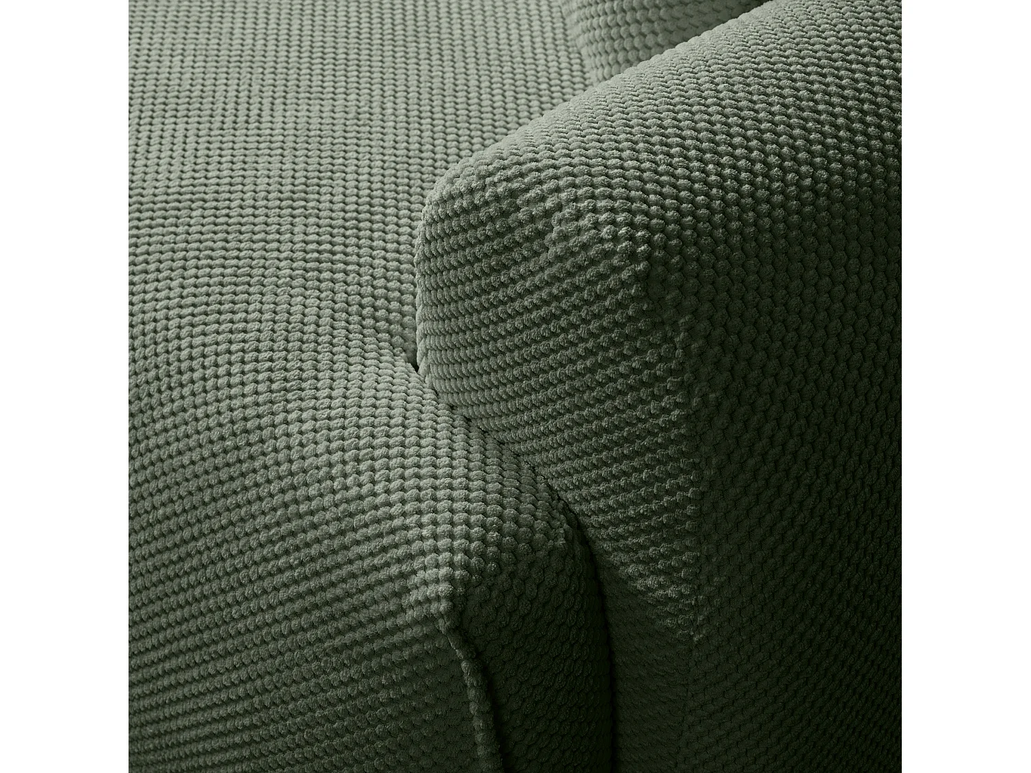 Canapé d'Angle gauche avec fonction de couchage Noboo coffre en vert bouteille direct fabricant, livraison et installation offertes