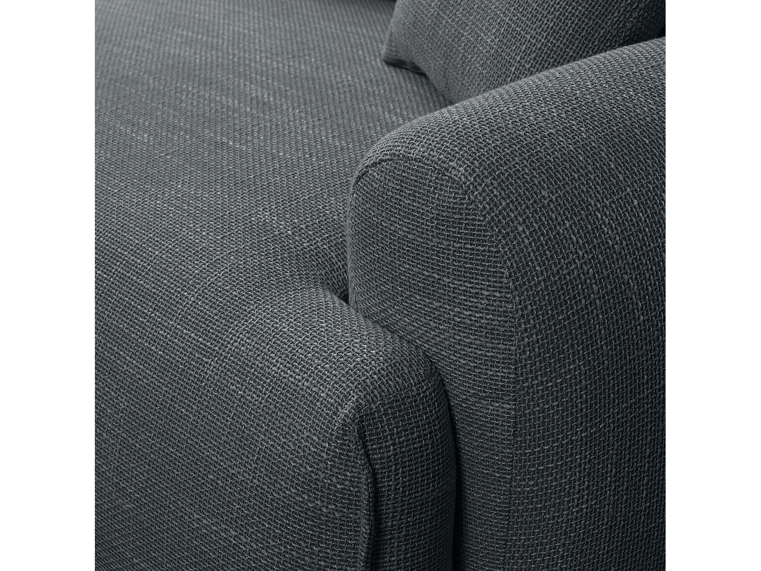 Divano letto angolare sinistro con vano contenitore Noboo in antracite del produttore - VINOTTI