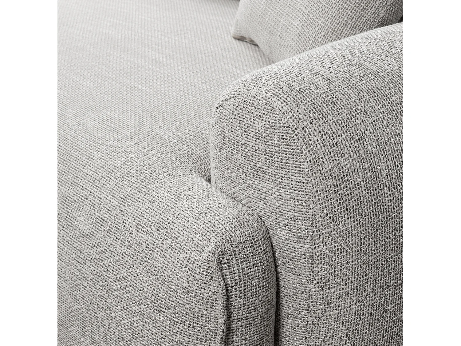 Divano letto angolare sinistro con vano contenitore Noboo in grigio chiaro del produttore - VINOTTI