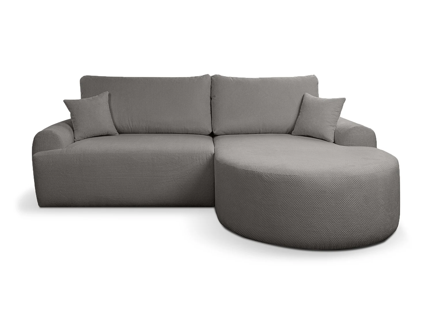 Canapé d'Angle droit avec fonction de couchage ARTE PREMIUM coffre en gris du fabricant