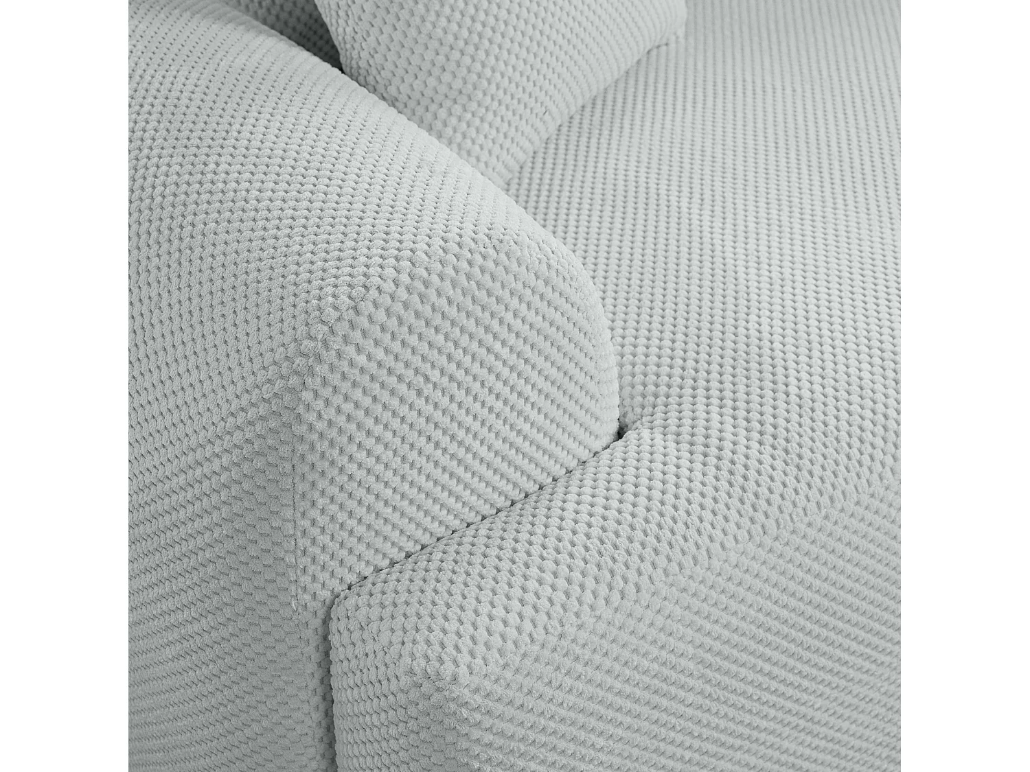 Canapé d'Angle droit avec fonction de couchage ARTE PREMIUM coffre en gris clair du fabricant