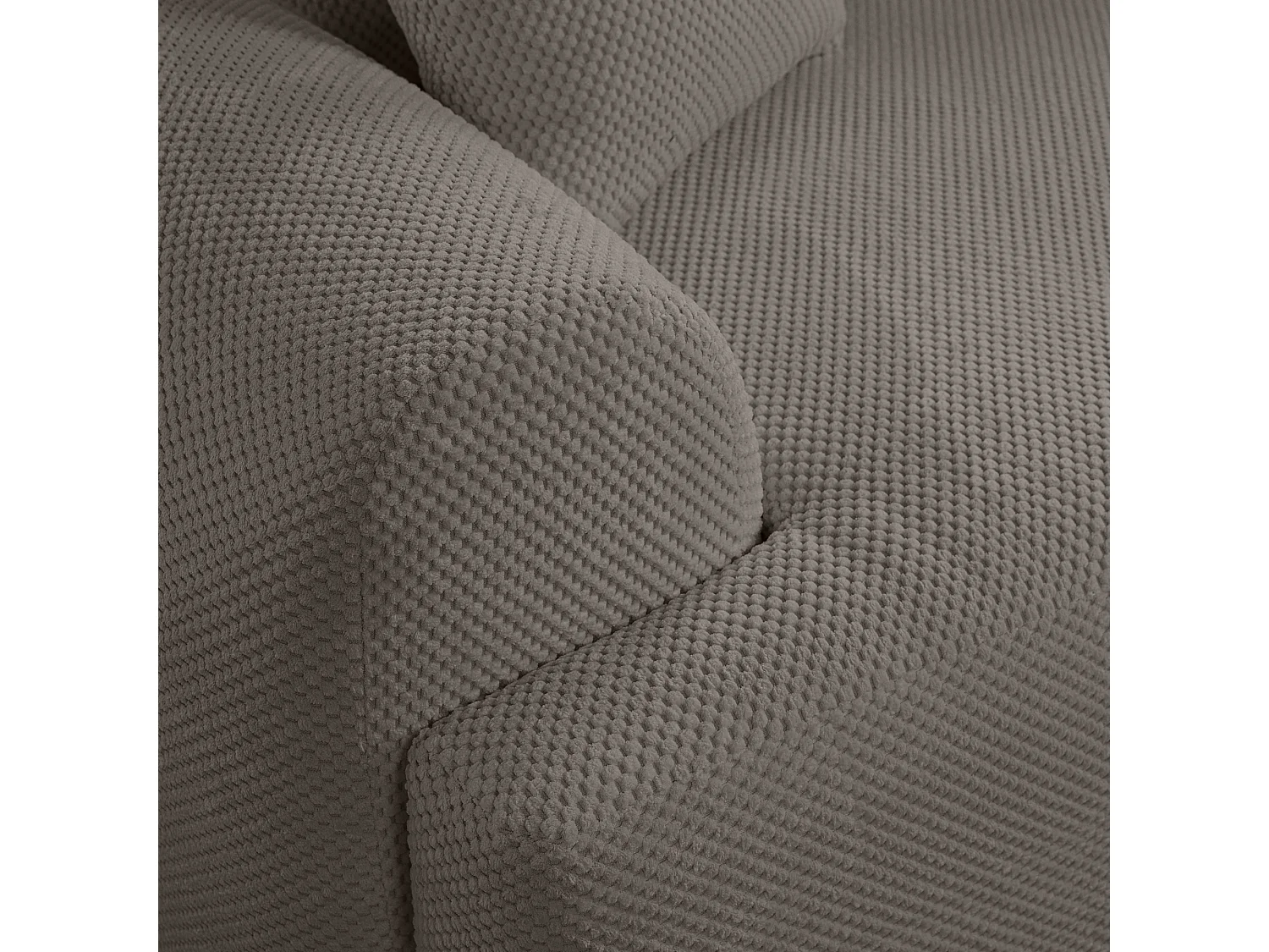 Canapé d'Angle droit avec fonction de couchage ARTE PREMIUM coffre en brun du fabricant