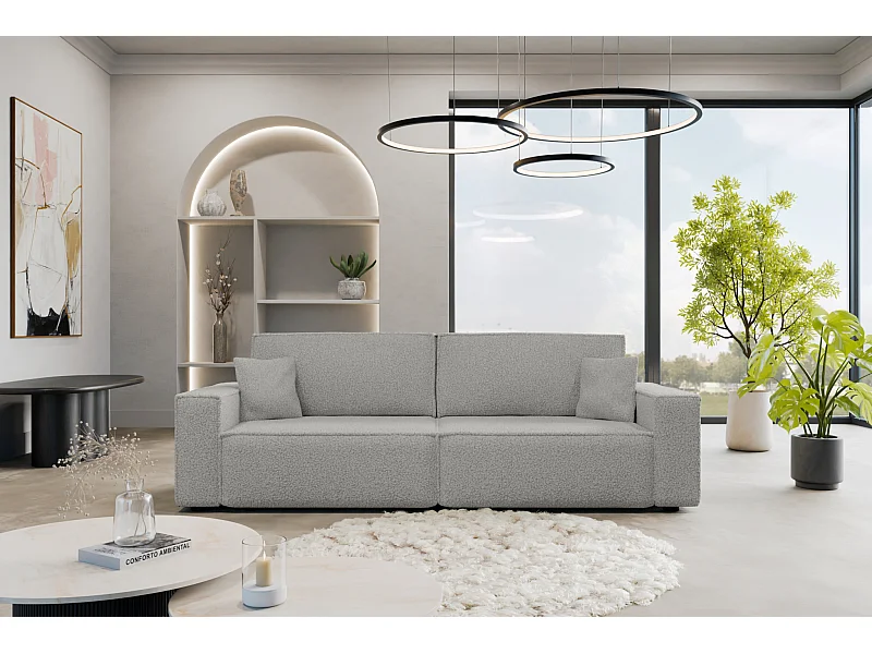 Kanapa con due contenitori per biancheria KARL divano per soggiorno ampia scelta dal produttore grigio chiaro - VINOTTI