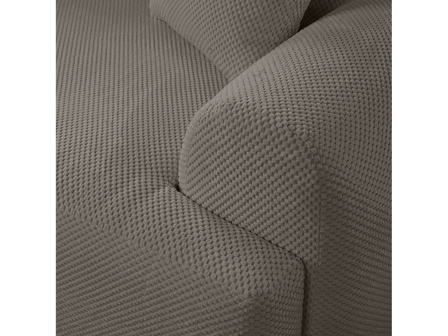 Canapé d'Angle gauche avec fonction de couchage ARTE PREMIUM coffre en brun du fabricant