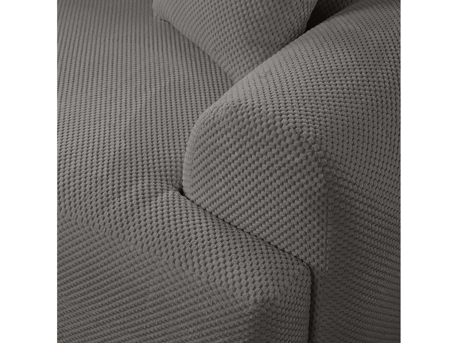 Canapé d'Angle gauche avec fonction de couchage ARTE PREMIUM coffre en gris du fabricant
